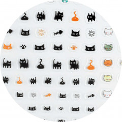 Наклейки для ногтей «Кошачьи мечты» - Фото 6