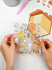 Наклейки-румбокс для создания миниатюрных сцен «Зоомагазин» - Фото 10