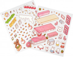 Наклейки-румбокс для создания миниатюрных сцен «Кондитерская» - Фото 5