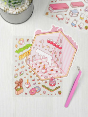 Наклейки-румбокс для создания миниатюрных сцен «Кондитерская» - Фото 8