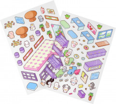 Наклейки-румбокс для создания миниатюрных сцен «Ресторан Хот-пот» - Фото 5