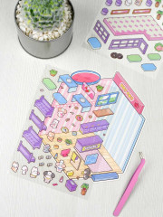 Наклейки-румбокс для создания миниатюрных сцен «Ресторан Хот-пот» - Фото 8