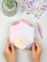 Наклейки-румбокс для создания миниатюрных сцен «Ресторан Хот-пот» - Фото 9