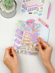 Наклейки-румбокс для создания миниатюрных сцен «Ресторан Хот-пот» - Фото 10