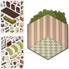 Наклейки-румбокс для создания миниатюрных сцен «Кофейня» - Фото 1