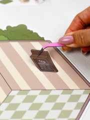 Наклейки-румбокс для создания миниатюрных сцен «Кофейня» - Фото 11