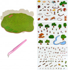 Наклейки-румбокс для создания миниатюрных сцен «Счастливая ферма» - Фото 1