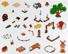 Наклейки-румбокс для создания миниатюрных сцен «Счастливая ферма» - Фото 3