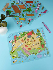 Наклейки-румбокс для создания миниатюрных сцен «Детская площадка» - Фото 10