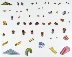 Наклейки-румбокс для создания миниатюрных сцен «Рынок» - Фото 6