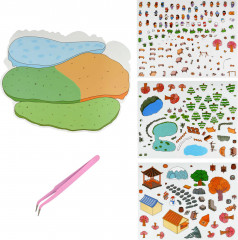 Наклейки-румбокс для создания миниатюрных сцен «4 сезона» - Фото 1