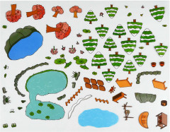 Наклейки-румбокс для создания миниатюрных сцен «4 сезона» - Фото 4