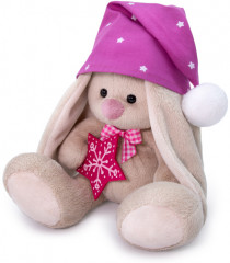 Игрушка мягкая «Зайка Ми в сиреневом колпачке» - Фото 1