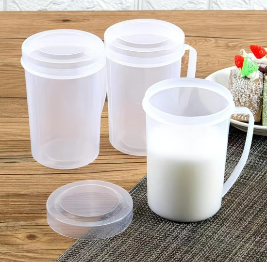 Мерный стакан с крышкой и ручкой