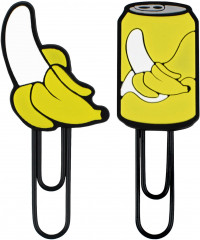 Набор скрепок-закладок для книг «Банан» - Фото 1