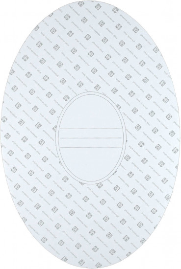 Холст на картоне художественный овальный