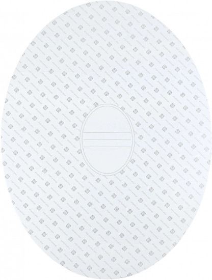 Холст на картоне художественный овальный