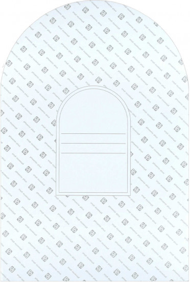 Холст на картоне художественный арочный