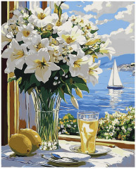 Картина по номерам «Букет лилий» - Фото 3