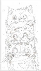 Картина по номерам на свертке «Три котенка» - Фото 4