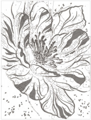 Картина по номерам с кристаллами «Сверкающий цветок» - Фото 4