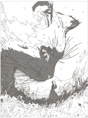 Картина по номерам со светящимися красками «Лунный кот» - Фото 4