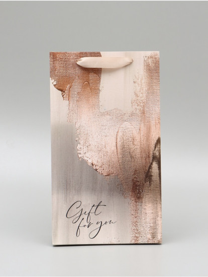 Пакет подарочный под две бутылки