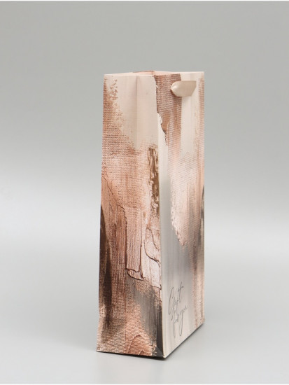 Пакет подарочный под две бутылки