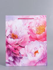 Пакет подарочный «Пионы» - Фото 1
