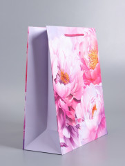Пакет подарочный «Пионы» - Фото 3