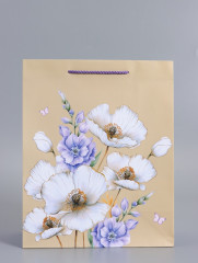 Пакет подарочный «Цветочное настроение» - Фото 1