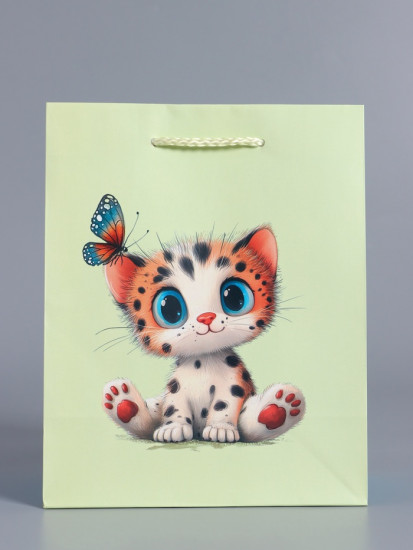 Пакет подарочный «Маленький котенок»