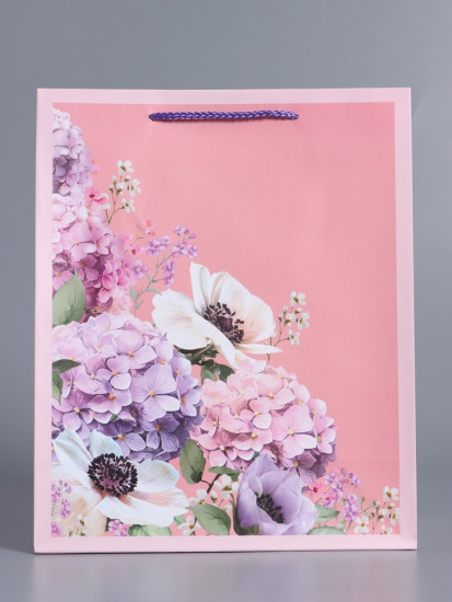 Пакет подарочный «Цветочная радость»