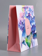 Пакет подарочный «Цветочные мелодии» - Фото 3