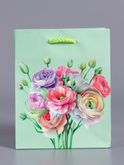 Пакет подарочный «Весенний букет» - Фото 1