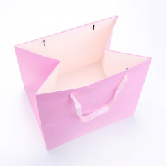 Пакет подарочный с широким дном - Фото 2