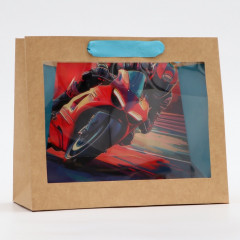 Пакет подарочный с окном - Фото 1