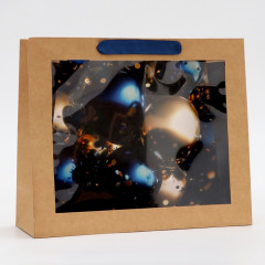 Пакет подарочный с окном - Фото 1