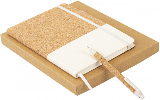 Блокнот в наборе с ручкой