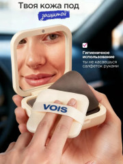 Матирующие салфетки для лица от жирного блеска со спонжем в футляре - Фото 5