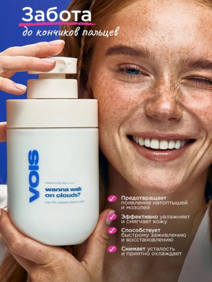 Крем для ног с мочевиной увлажняющий от сухости и трещин