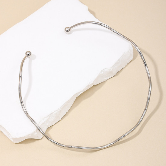 Колье-чокер женский безразмерный «Волна»