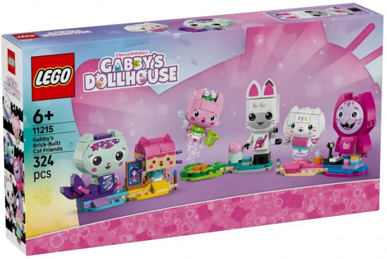 Конструктор LEGO<sup class="reg">®</sup> 11215 Друзья Габби: кошечки из кубиков