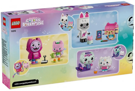 Конструктор LEGO<sup class="reg">®</sup> 11215 Друзья Габби: кошечки из кубиков