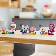 Конструктор Gabbys Dollhouse 11215 Друзья Габби: кошечки из кубиков. Gabby's Brick-Built Cat Friends - Фото 4