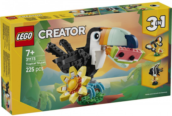 Конструктор LEGO<sup class="reg">®</sup> 31173 Дикие животные: тропический тукан