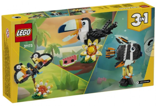 Конструктор LEGO<sup class="reg">®</sup> 31173 Дикие животные: тропический тукан