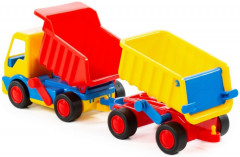 Автомобиль-самосвал с прицепом - Фото 1