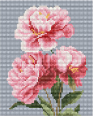 Мозаика алмазная «Три пиона» - Фото 7