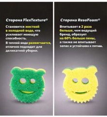 Набор двусторонних губок «Scrub Mommy Halloween» - Фото 4